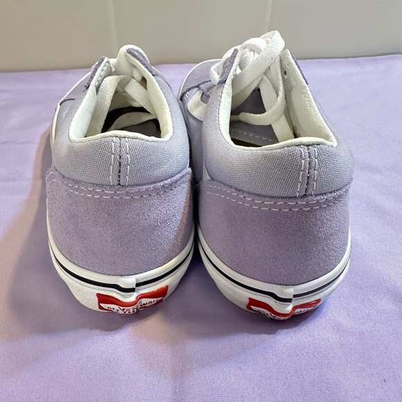 Vans Lilac and White Casual Sneakers - Picture 7 of 8
